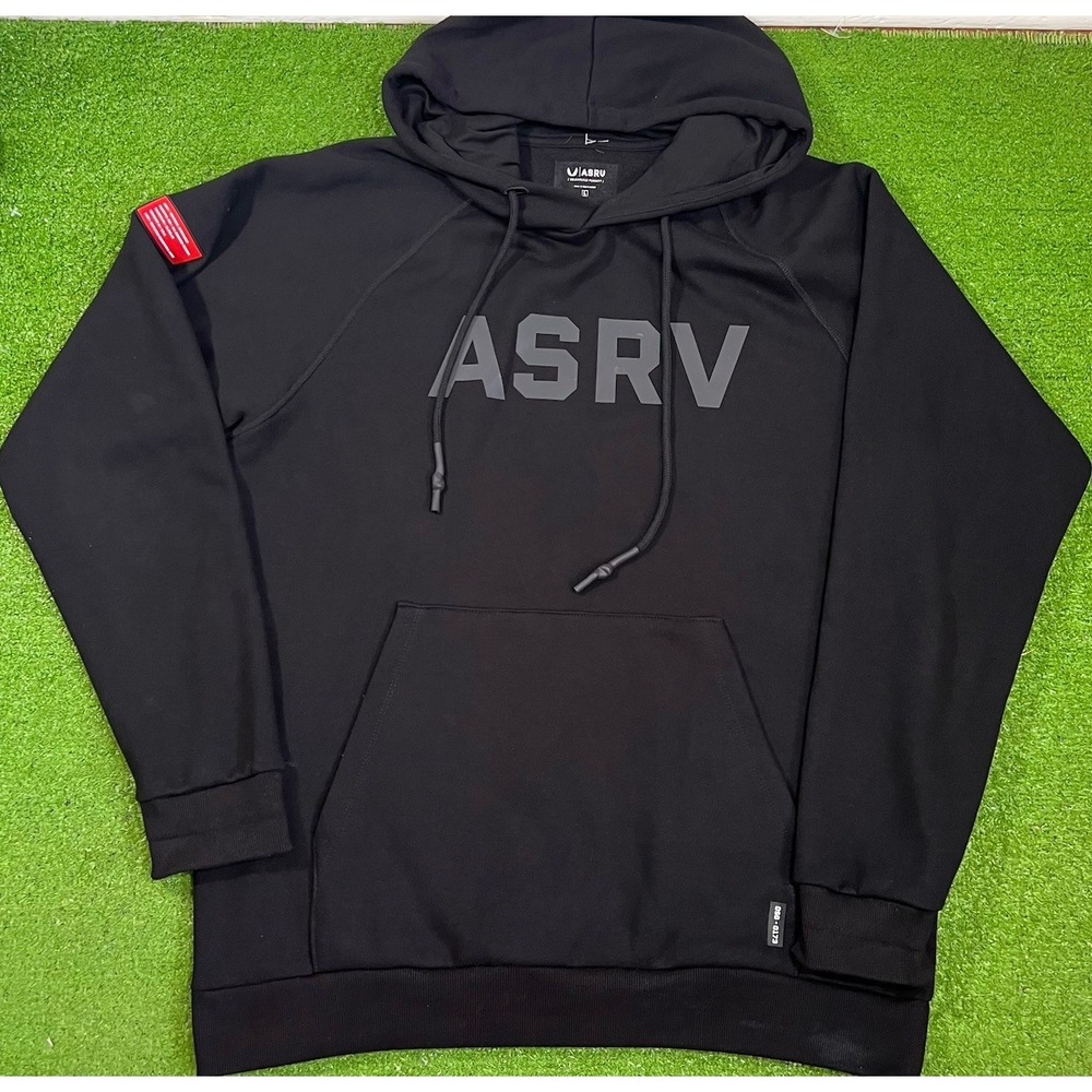 ASRV Tech Terry Hoodie LG Heavyweight Pullover Weatherproof DSG - 0713 Training
